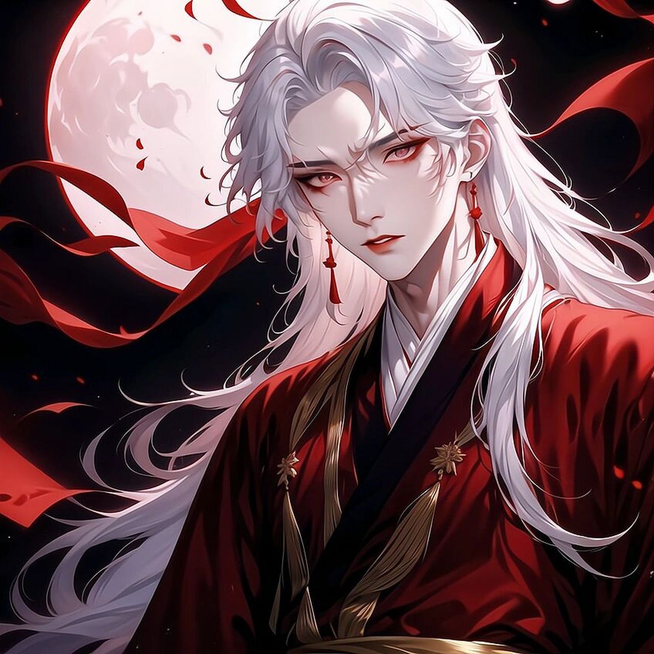 ai绘画|古风男头|狐狸美男 第一次弄的,这么帅,泰酷辣