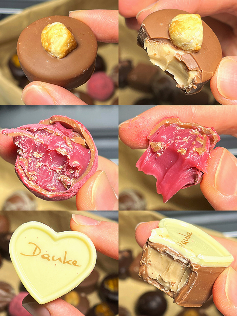 送我的这盒德国城堡巧克力真的好好吃!