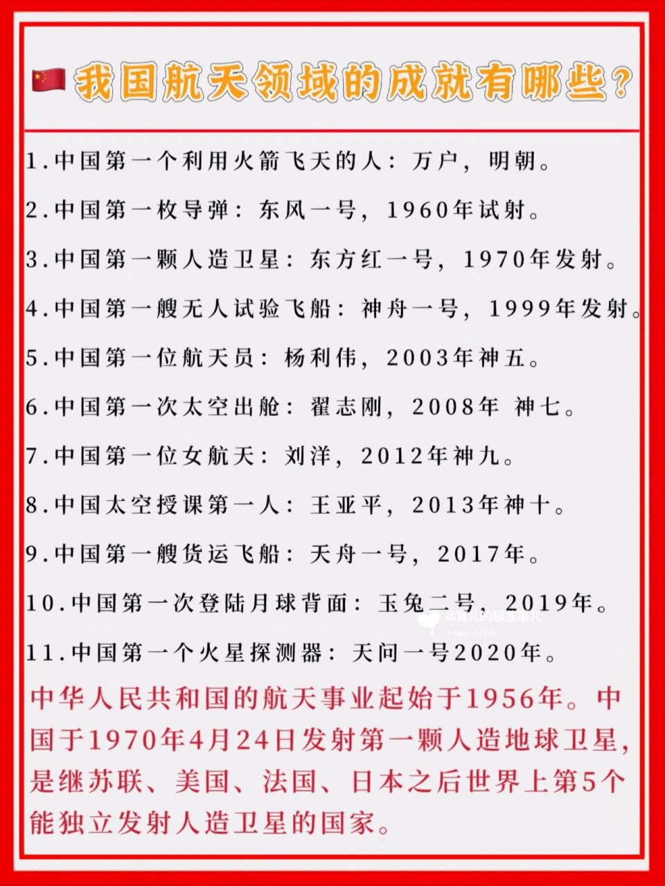 9899我国航天领域的成就有哪些?