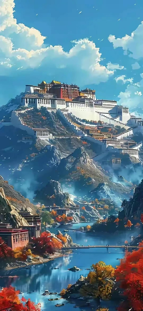 布达拉宫,梦幻般的宫殿