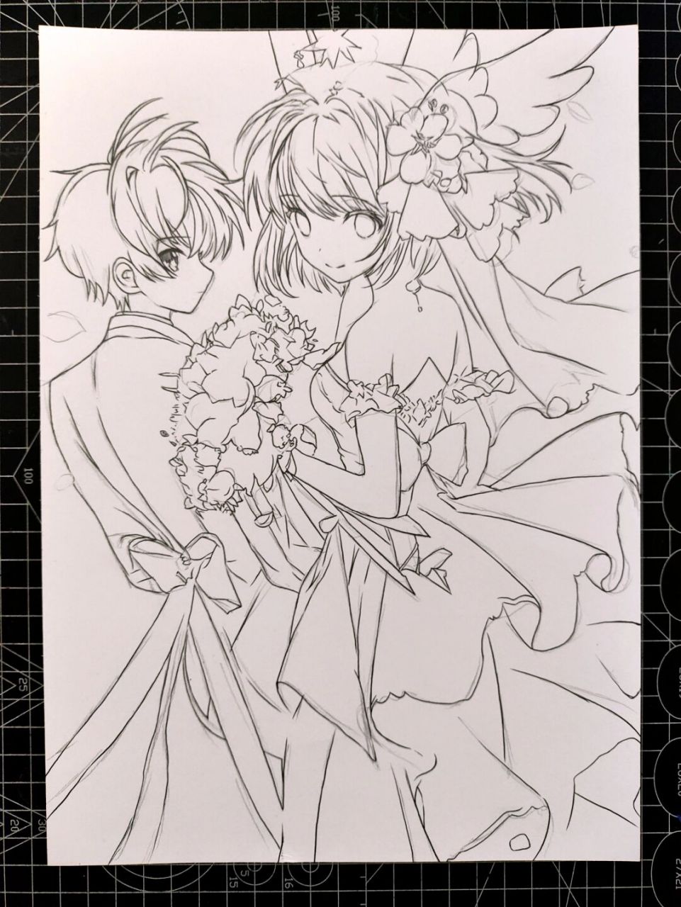 小樱小狼 #临摹