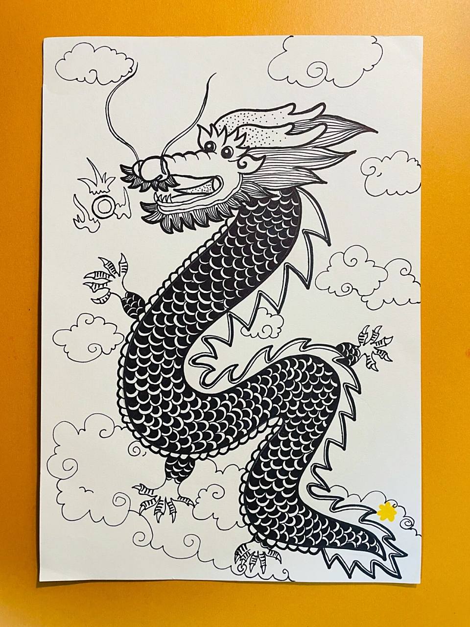 中国龙93龙的传人简笔画 龙的简笔画.