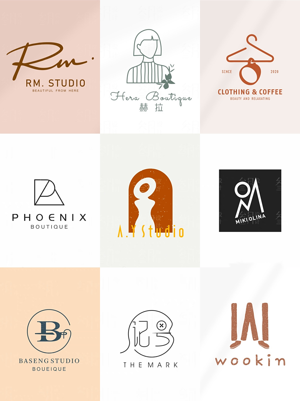 女装店logo设计合集,服装品牌logo 皮囊不一定完美,穿搭一定要完美