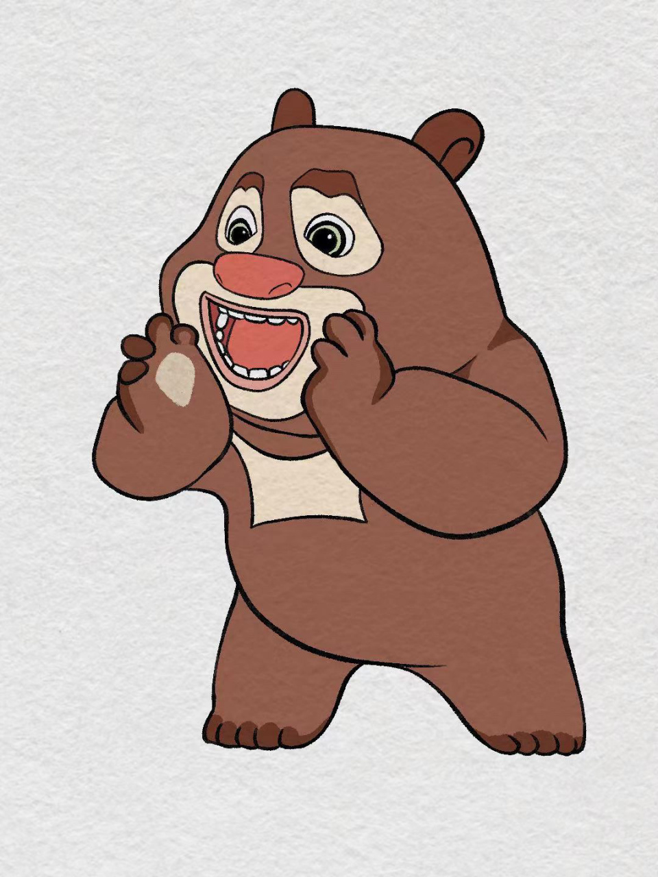 教你画熊出没-熊大