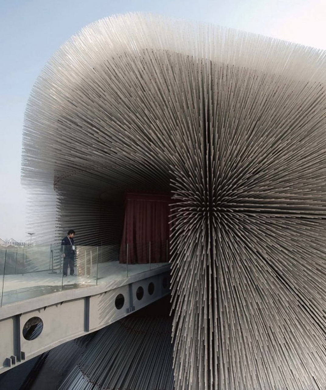 十三年以前建筑 上海世博会英国馆 种子圣殿 可惜当时排队的人太多了