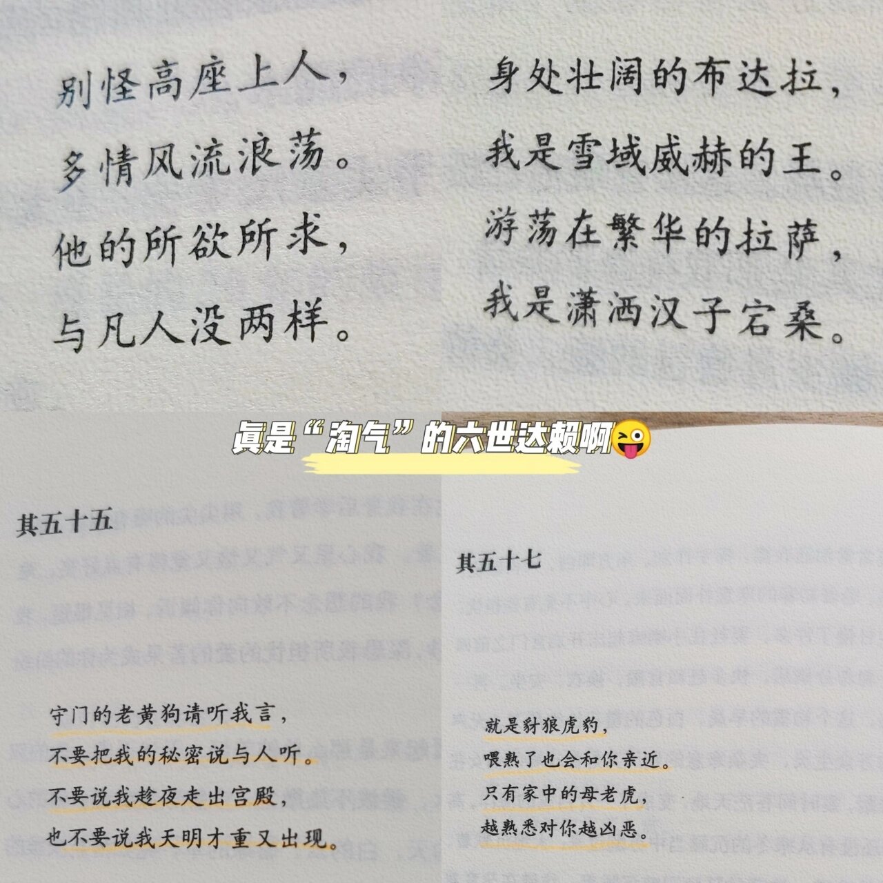 03《仓央嘉措诗传全集》 嘿嘿,各位卓玛和宕桑旺波们,求珠得勒 欢迎