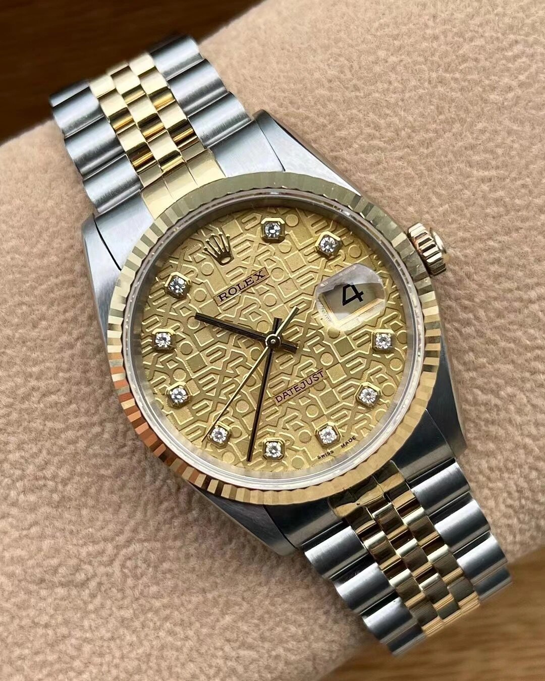 真优雅95中古间金女日志 【劳力士间金女日志】 劳力士女日志68273