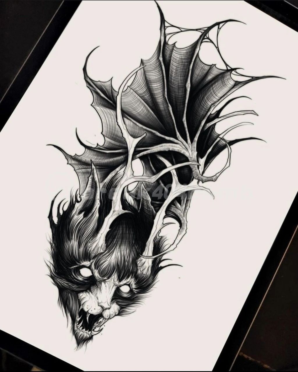 暗黑纹身手稿|欧美暗黑纹身 暗黑纹身手稿 #暗黑纹身# #tattoo# #纹身