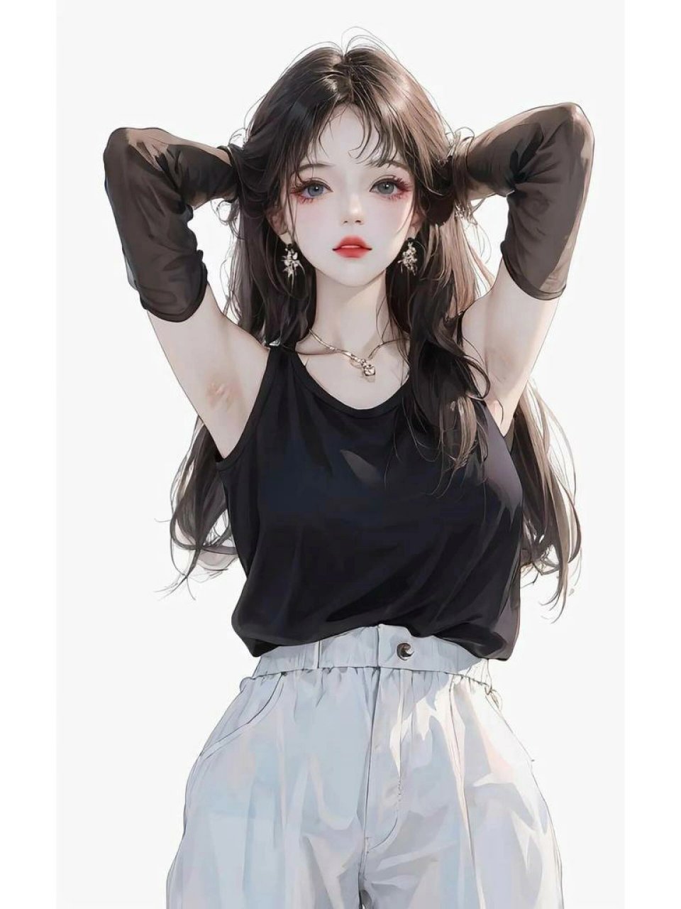 高冷小姐姐壁纸系列 求画师名 生活总是这样,不能叫人处处满意,但我们