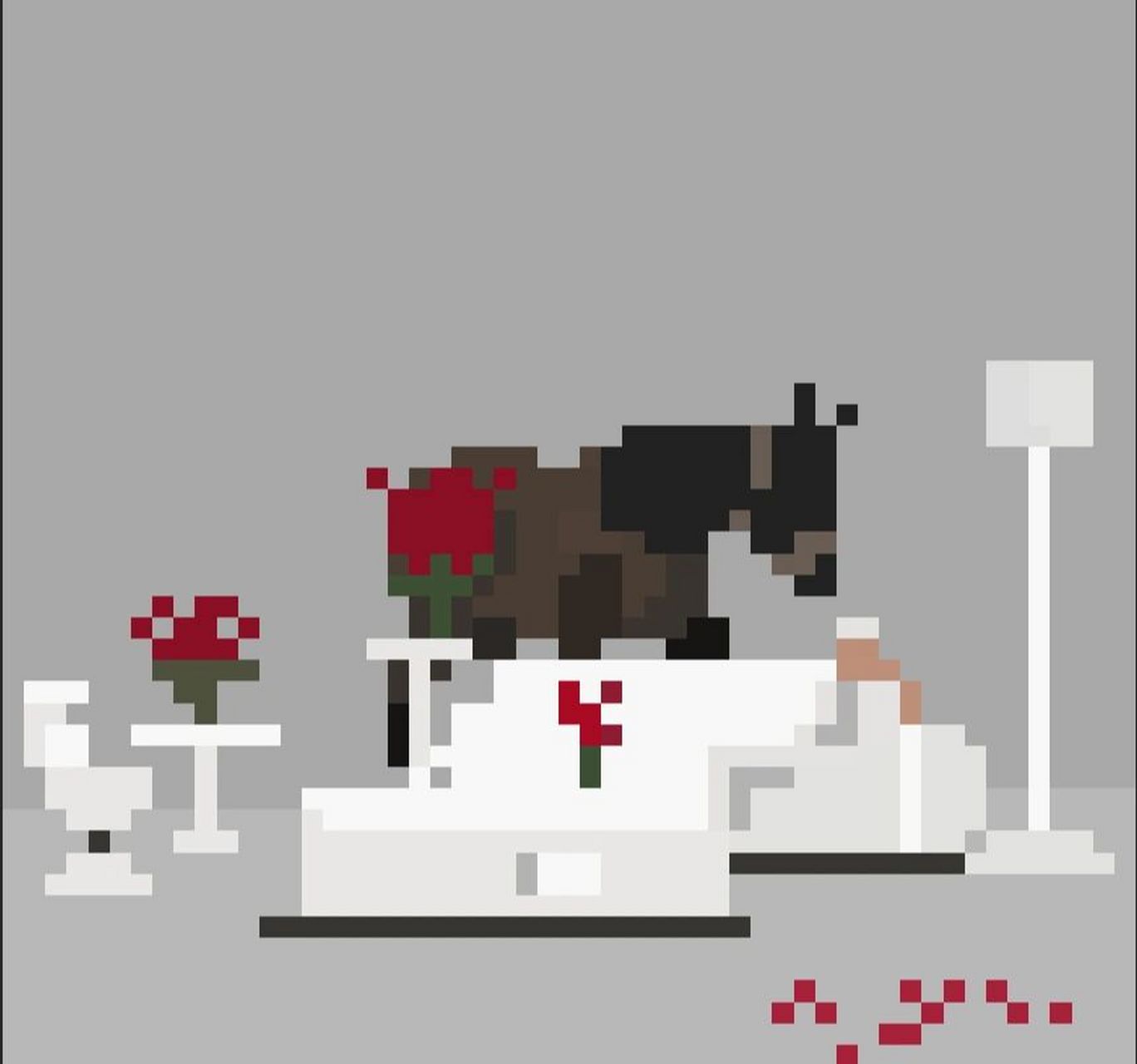 《黑马王子》专辑封面像素画 #马思唯##黑马王子##阿姆斯特丹##音乐