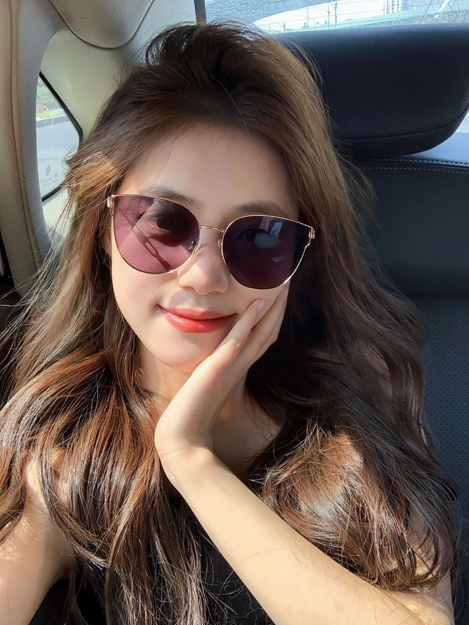 高清修图|图片精修|阳光墨镜女孩 cn:-伊慧