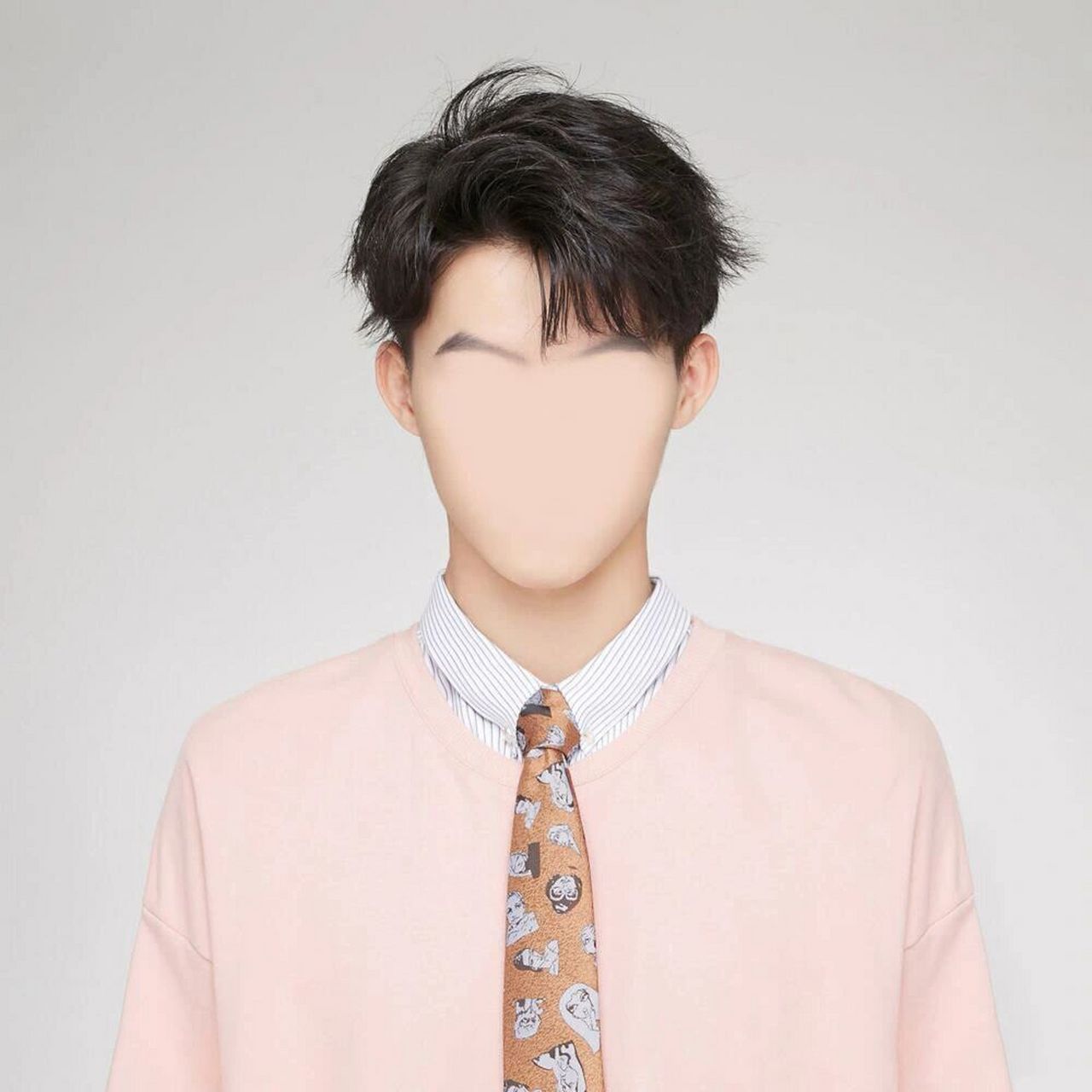 超帅的男生证件照模板来啦～ 只要有高清正脸照9315修哦!