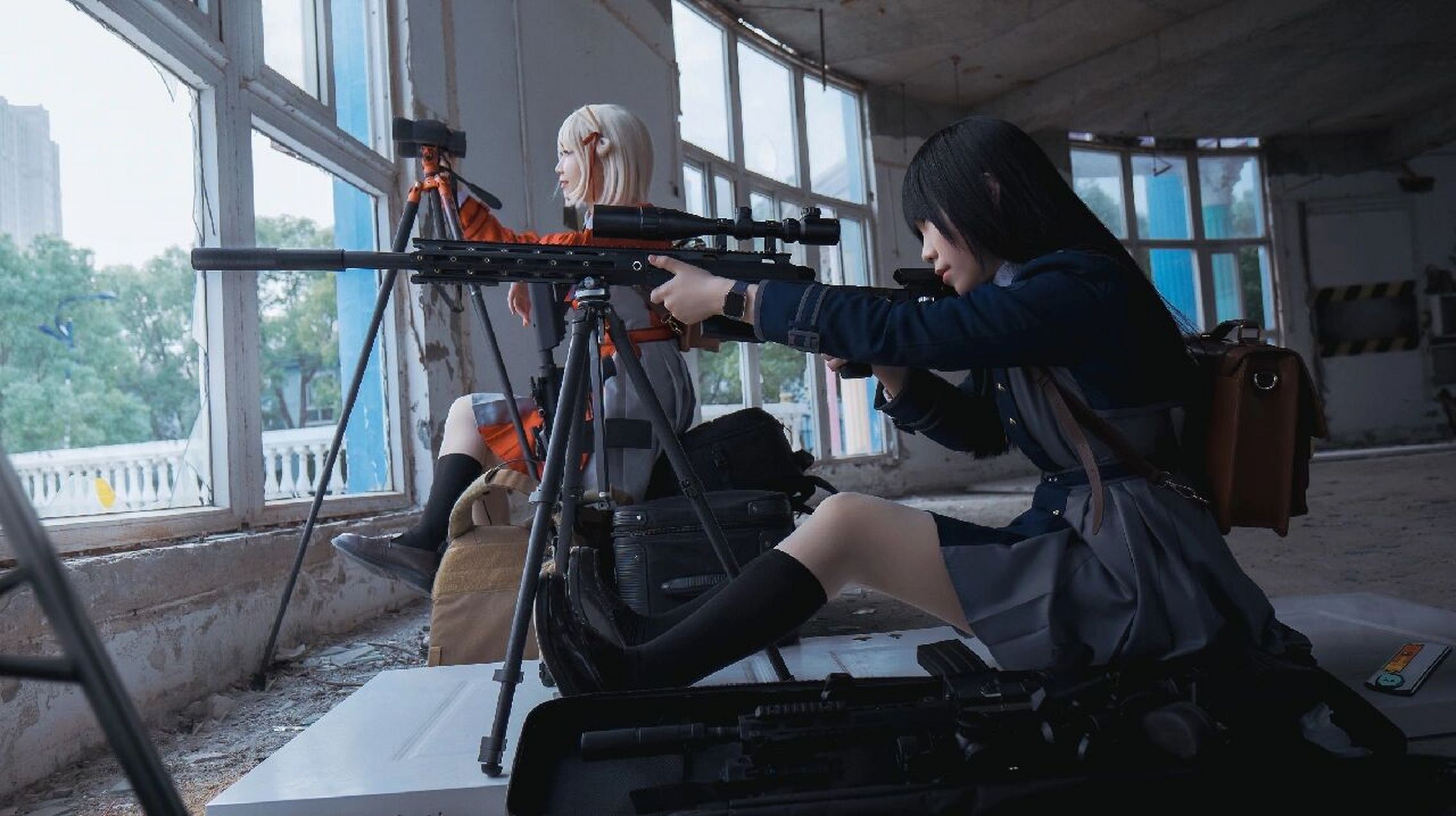 武装jk丨秋のイベント丨莉可丽丝 出处是参考插画作品的一张单图 画师