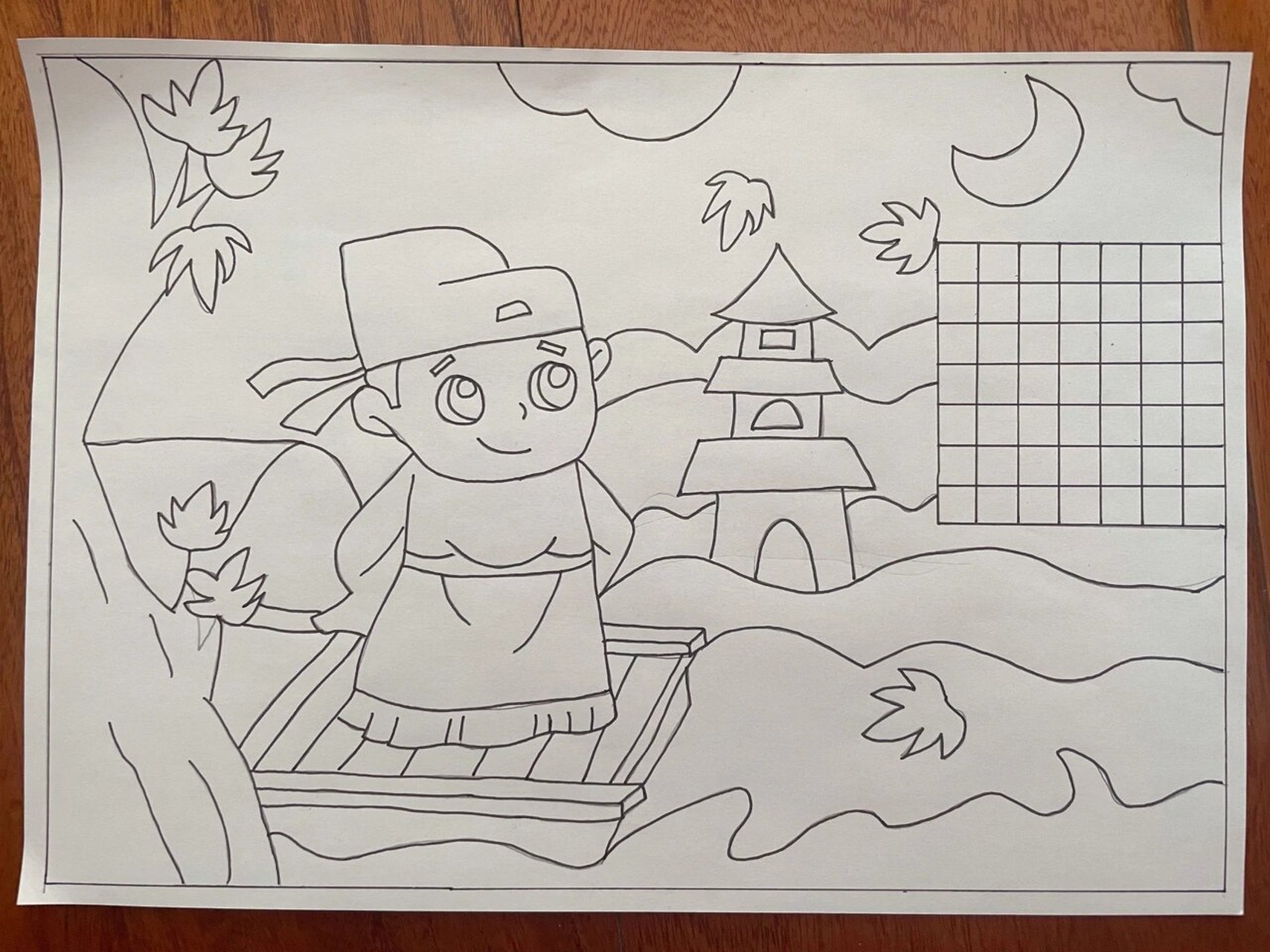 古诗配画 枫桥夜泊