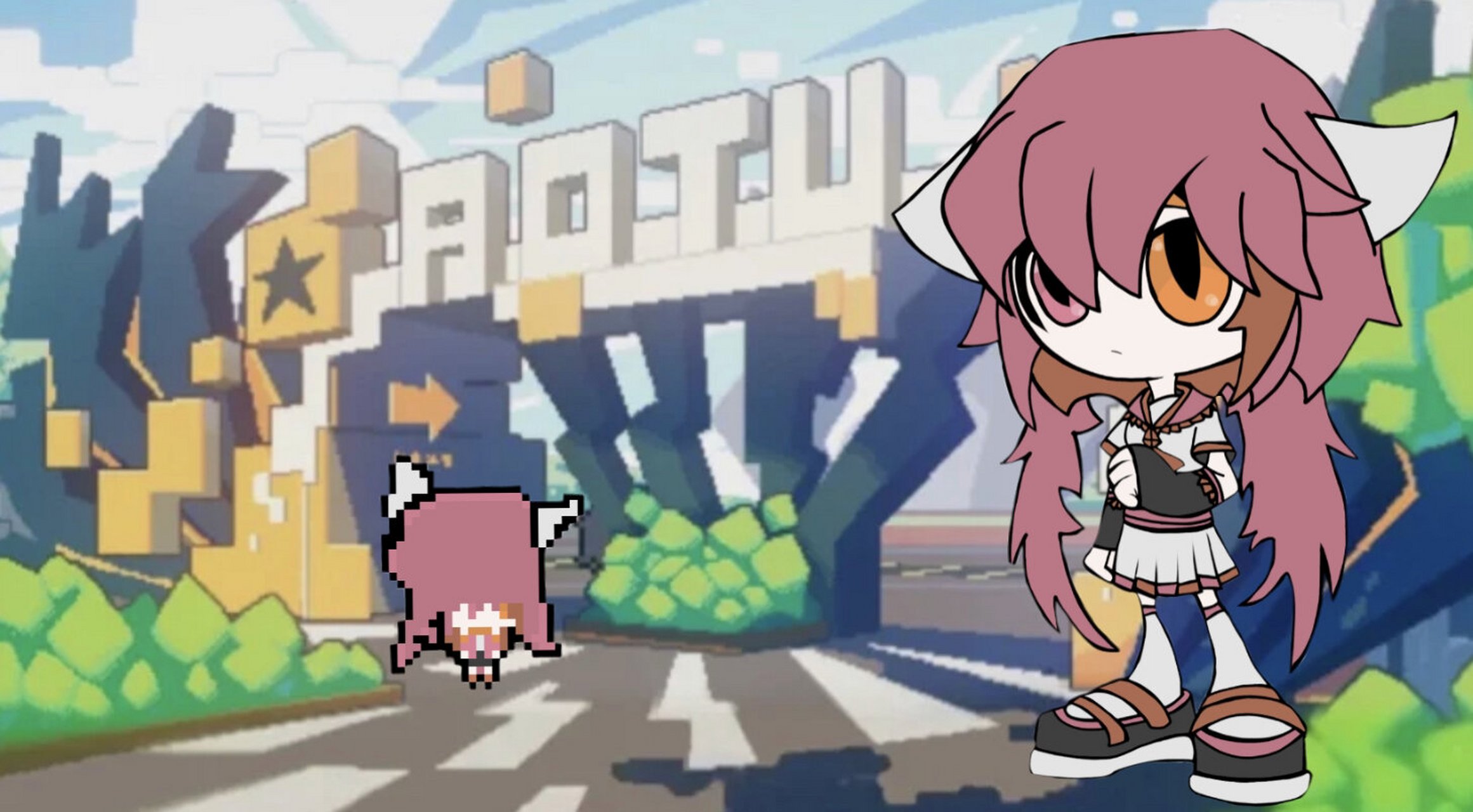 凹凸学园简介 第一次画不太好看9094