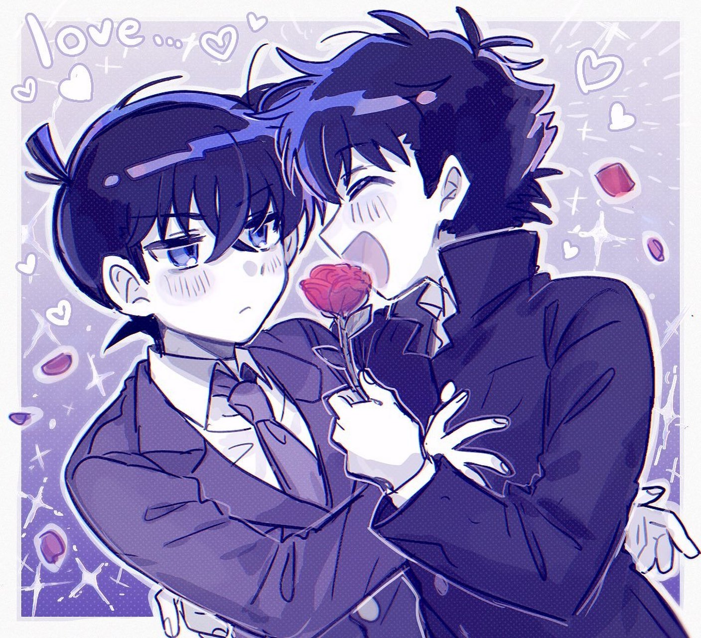 分享一组#名侦探柯南##快新# 壁纸,每贴都好可爱,喜欢吱吱.