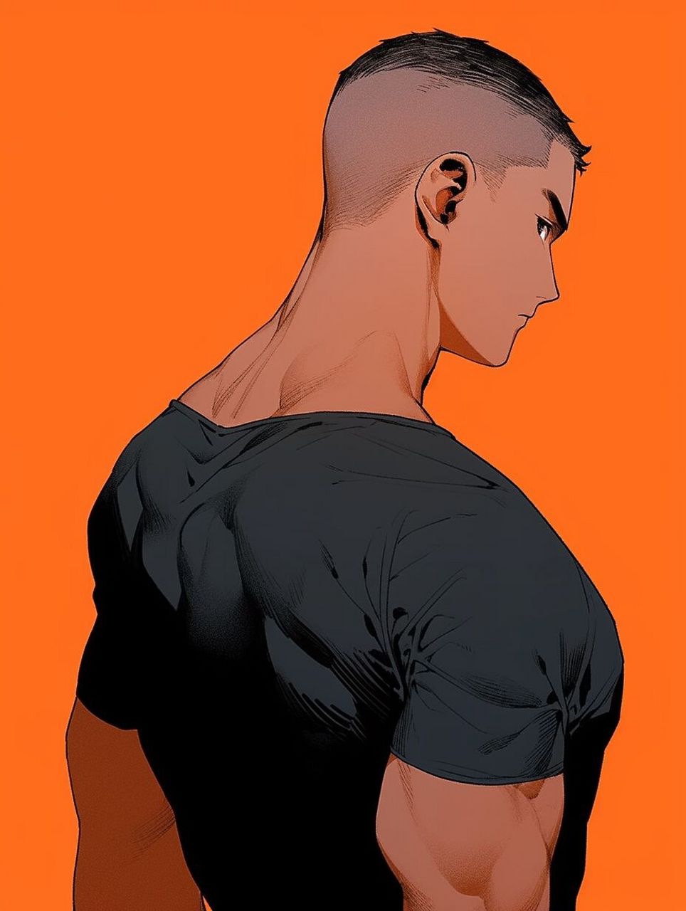 11张适合短发男人的背影头像👦🏻  昨天发了女生背影款很多