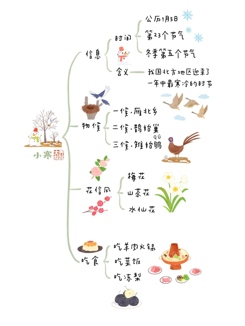 给小朋友们的二十四节气知识|小寒 【研学课堂】