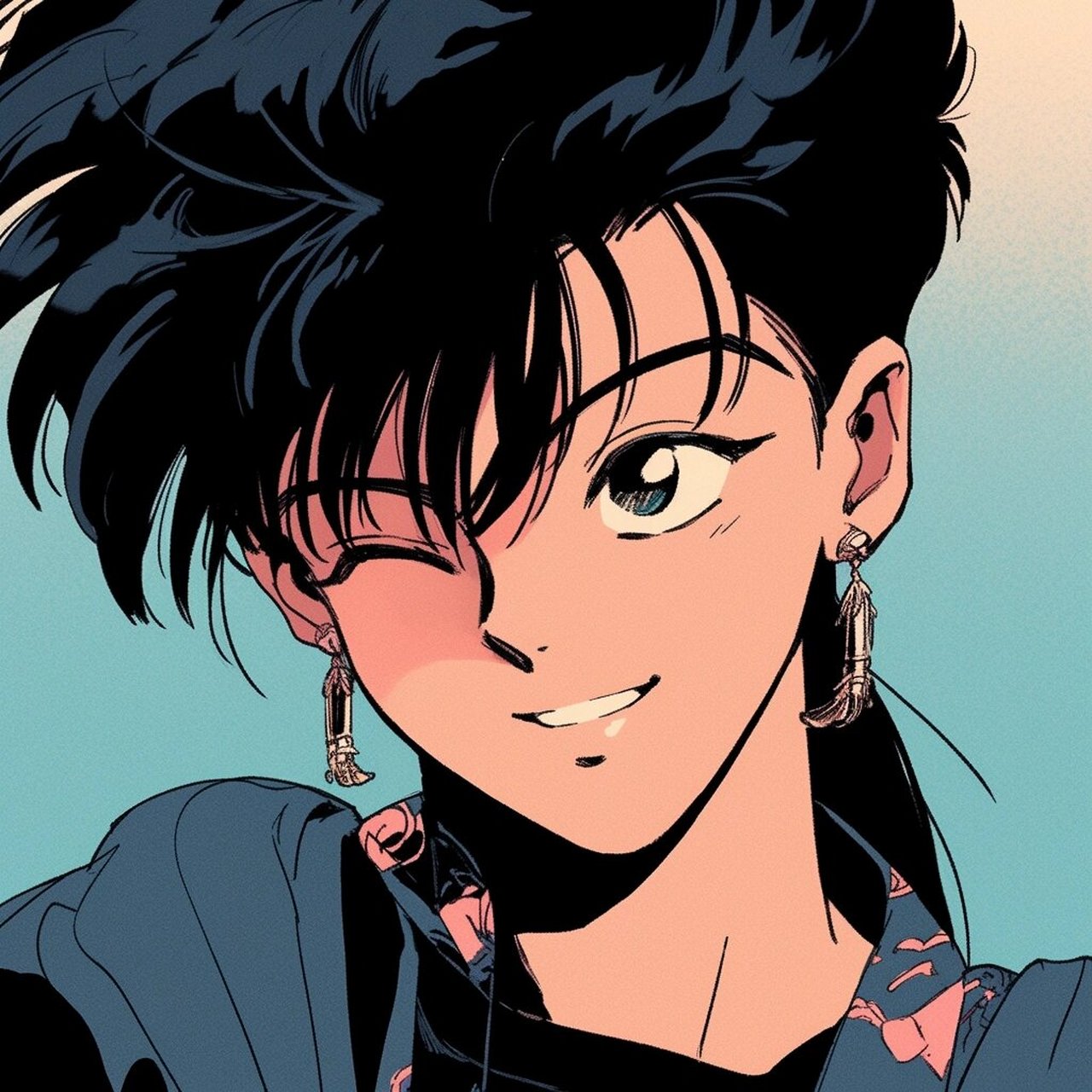 旧漫头像(08)|90s复古漫画头像-男生系列② 94再来一组男生头像