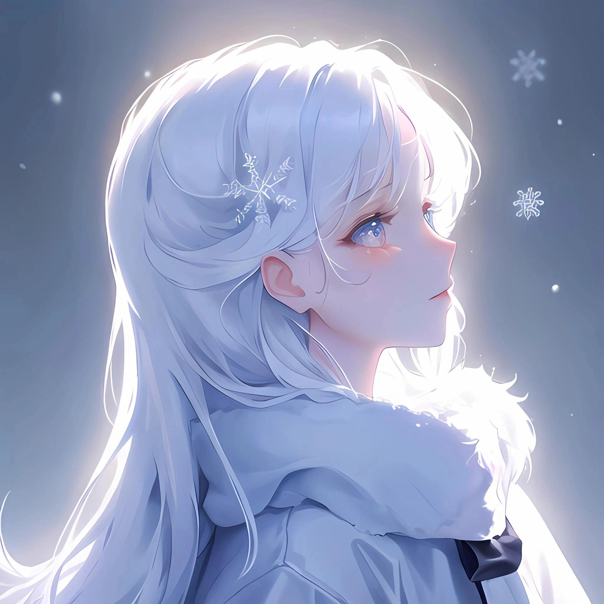 冬雪•清冷白色系|女生闺蜜头像