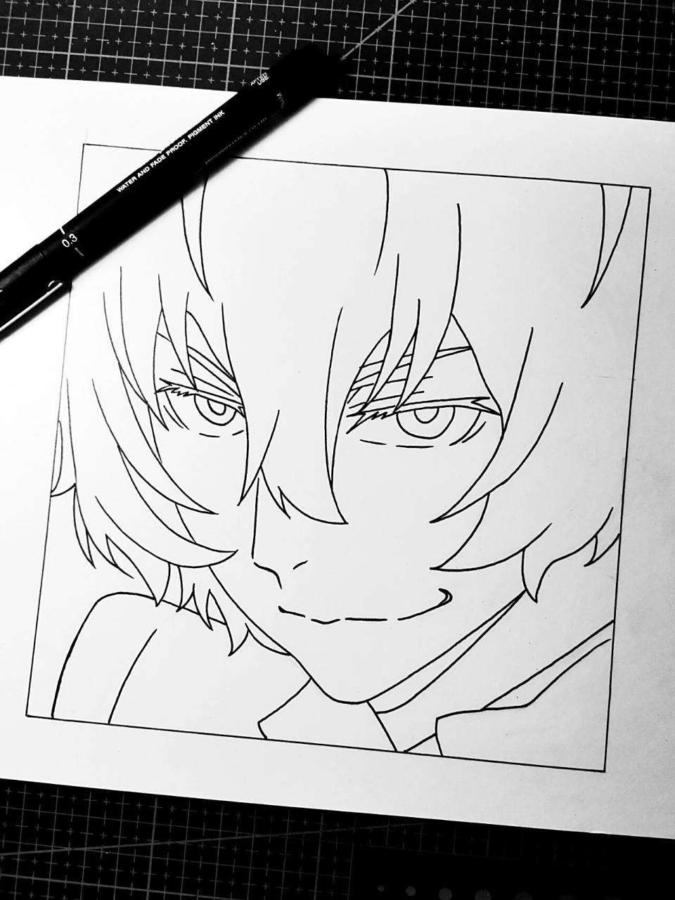 太宰治 文豪野犬 96动漫人物手绘教程,建议收藏.