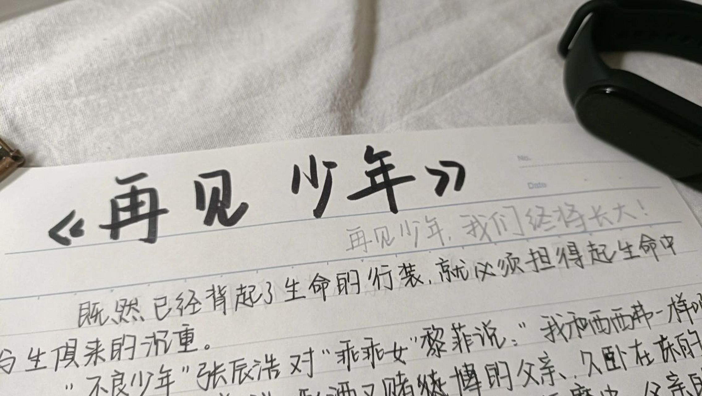 《再见少年》观后感-我们终将长大!