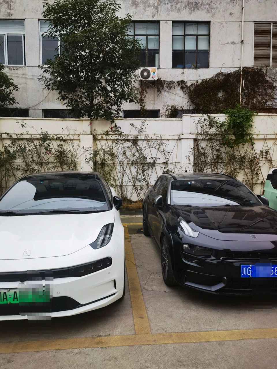 当极氪碰上领克 极氪   和02 无意中偶遇同框.更喜欢中意谁?