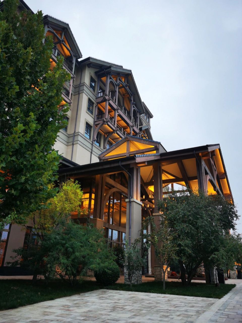 文安鲁能生态园   疫情影响,只能带着孩子十一在周边玩会.