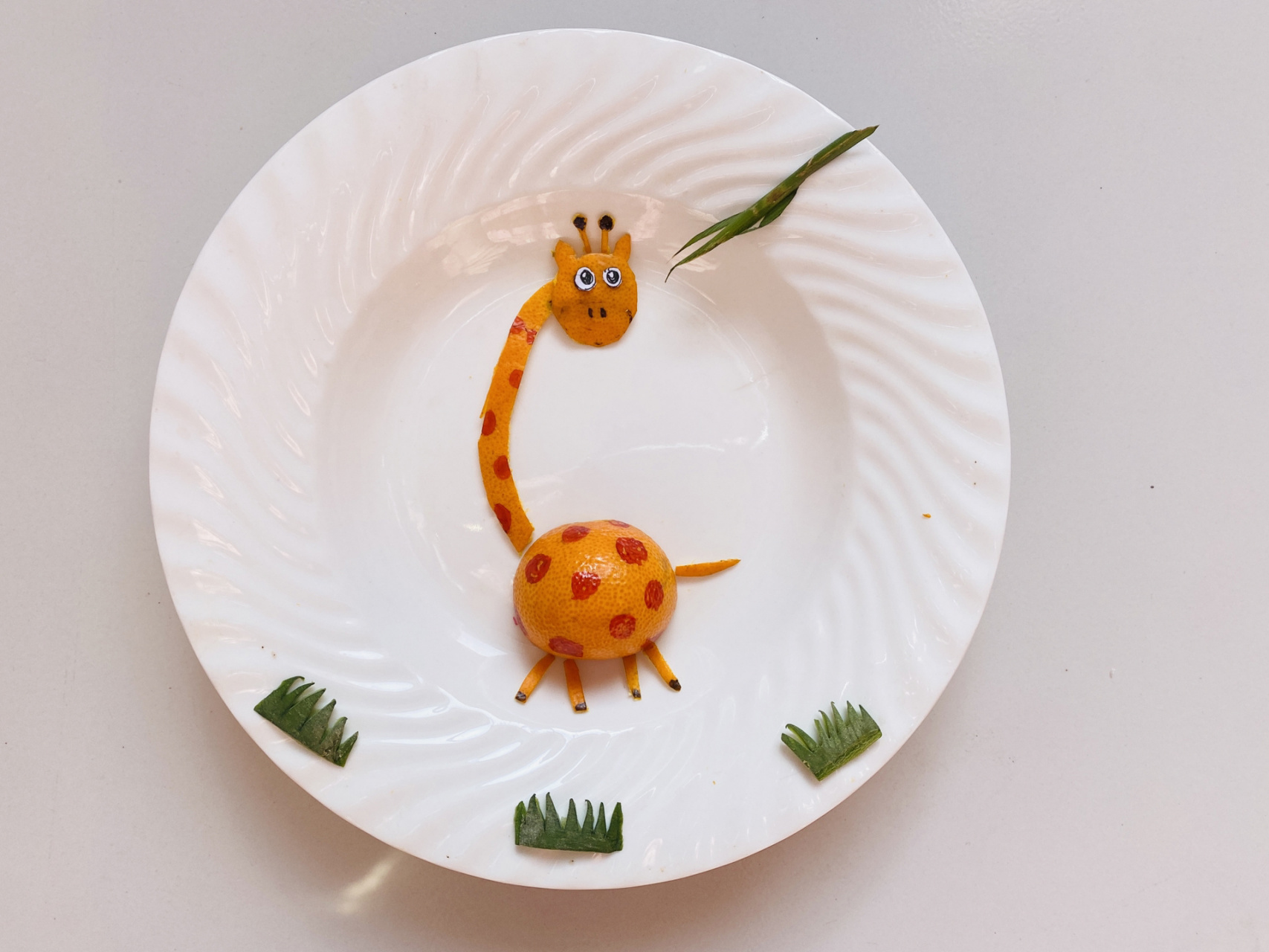 桔子创意水果拼盘   大橘大利,专属于橘子的浪漫!