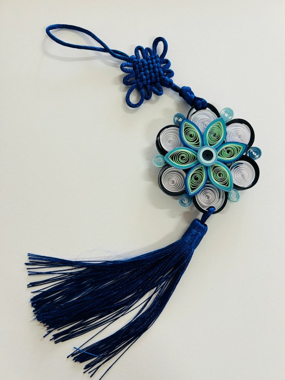 衍纸小挂件 第一件衍纸作品