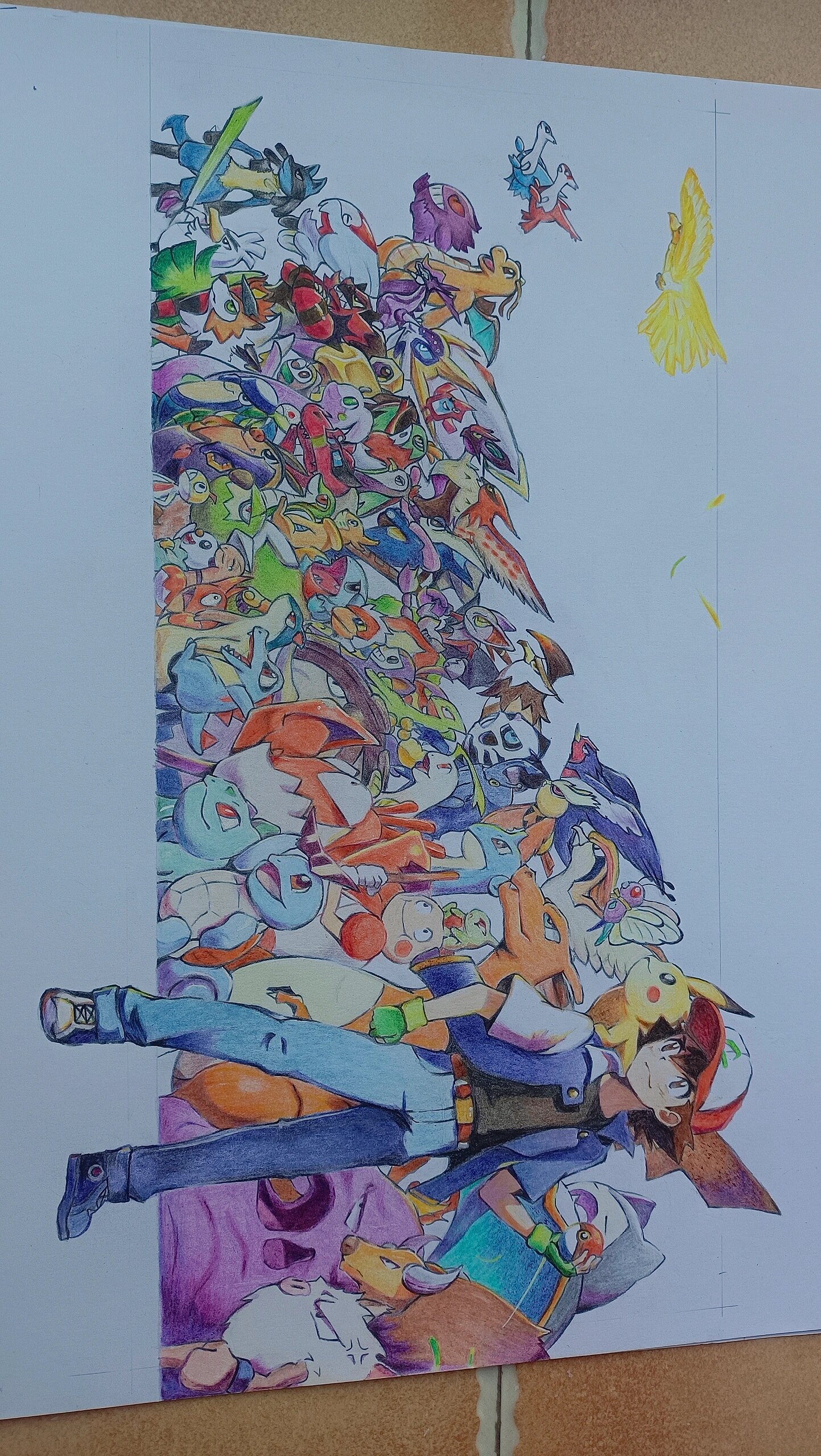 宝可梦手绘临摹