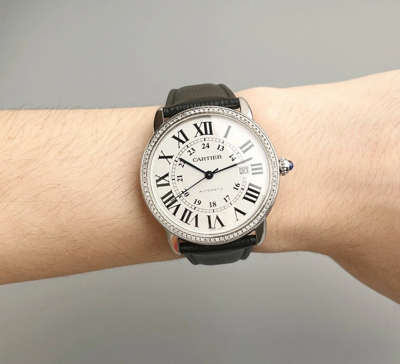 卡地亚伦敦solo系列wsrn0022 表径42mm,自动机械,超薄型男装腕表.