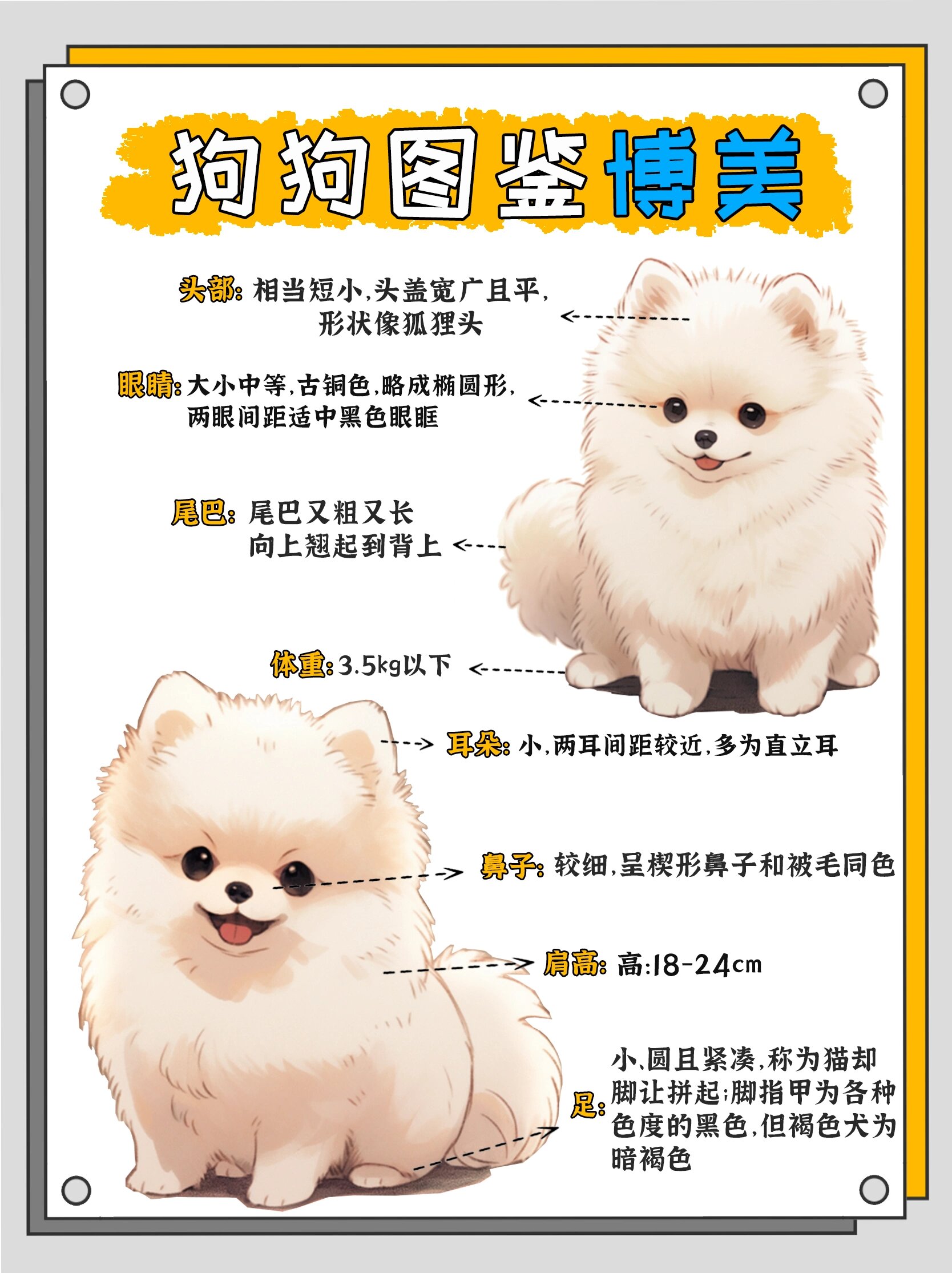 博美犬训练方法图片