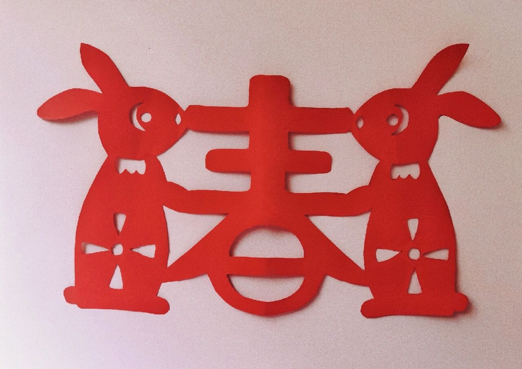 兔年92春花剪纸95 92兔年春花剪纸 一起动手剪出:兔年92最美