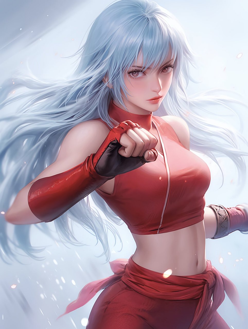 手机壁纸|拳皇——冰女库拉