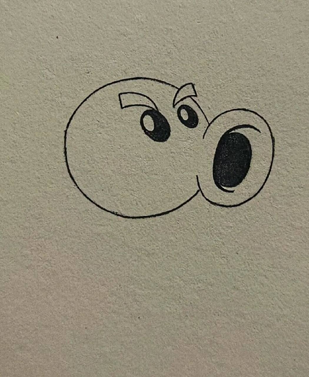 豌豆射手简笔画