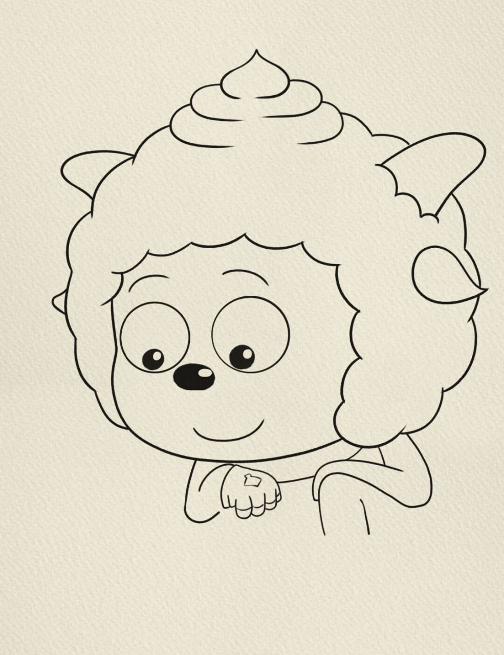 懒羊羊简笔画 #喜羊羊# #懒羊羊# #喜羊羊与灰太狼# #懒羊羊表情包