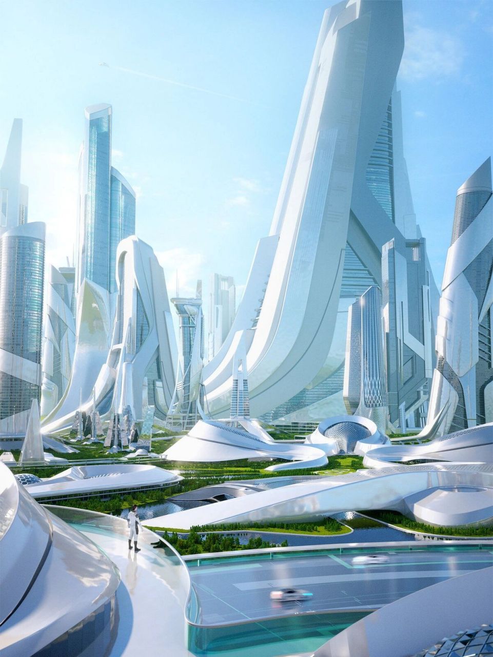 科幻场景 未来城市 建筑场景 概念设计分享