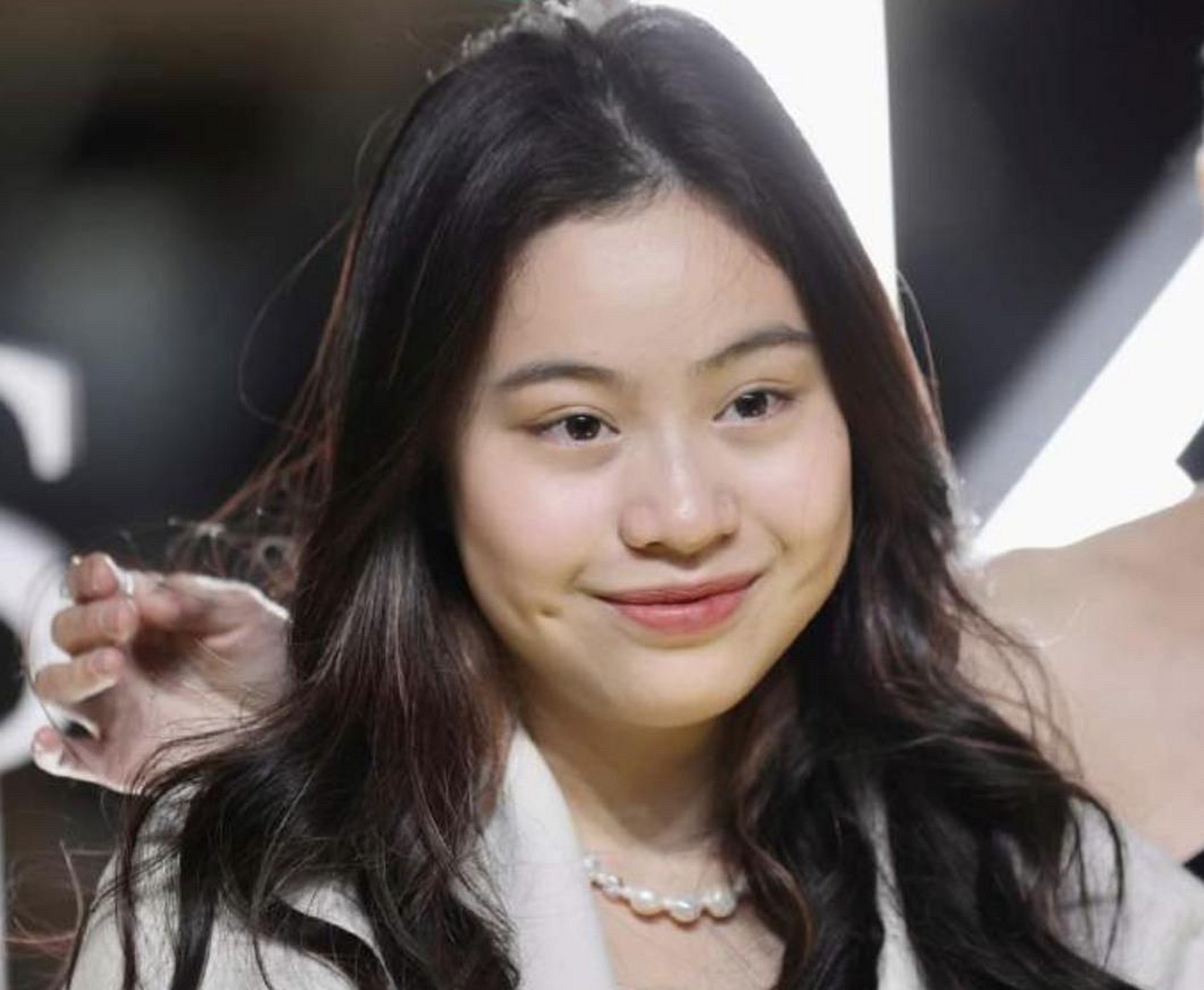 甘比与14岁长女刘秀桦