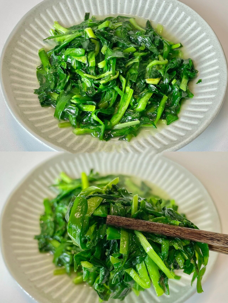 居家菜06清炒韭菜94好吃简单01一学就会 韭菜益肝健胃,有助于疏