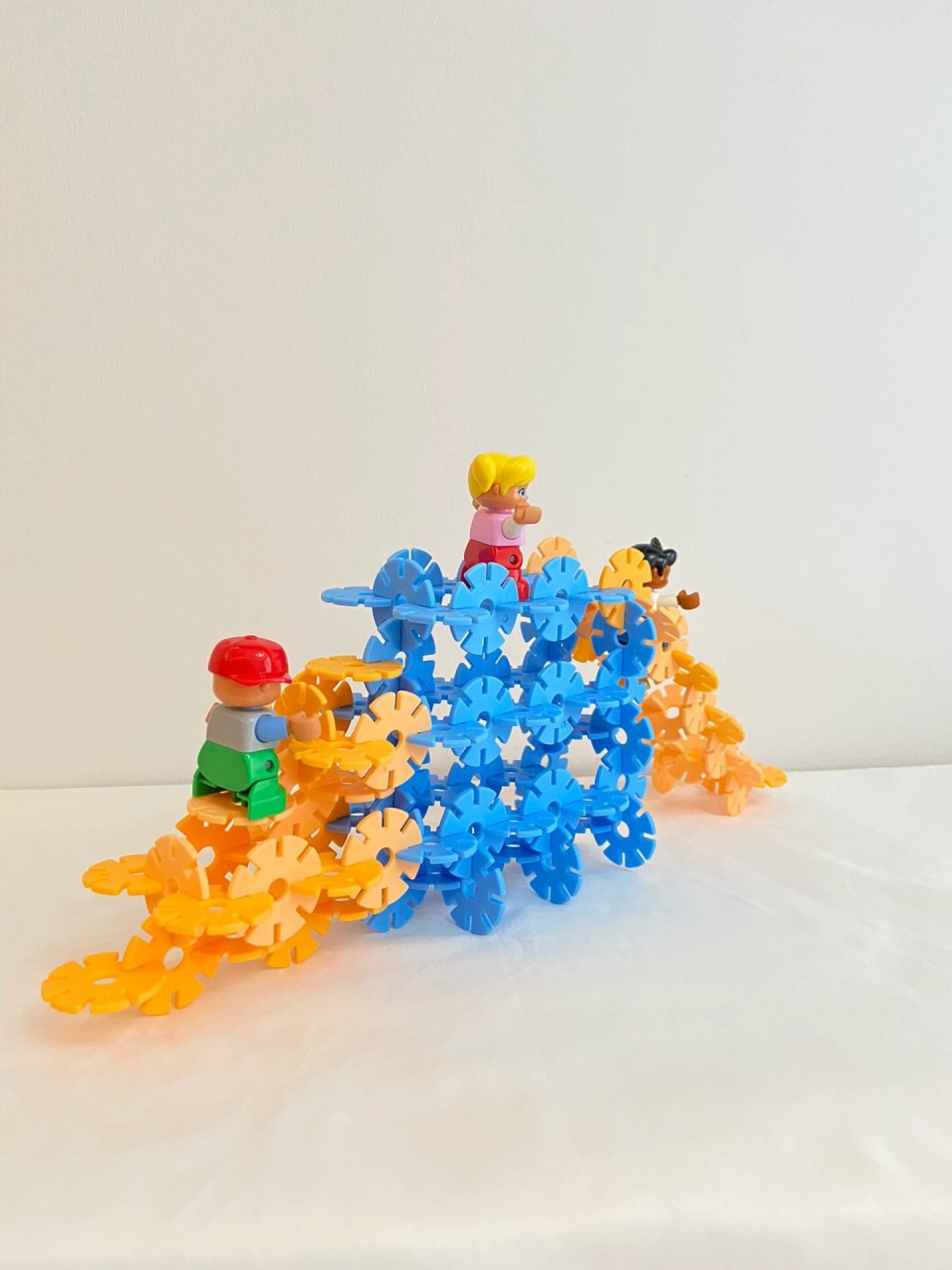 过时的益智玩具79雪花片拼搭参考 这里是开心农场,可以【喂养小动物