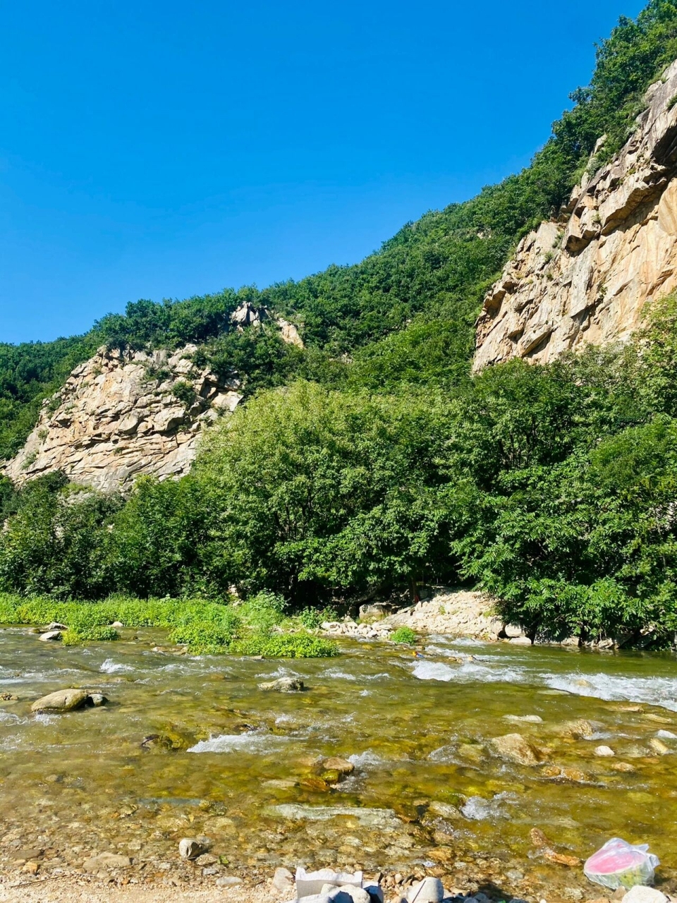 盖州万福三道河风景区图片