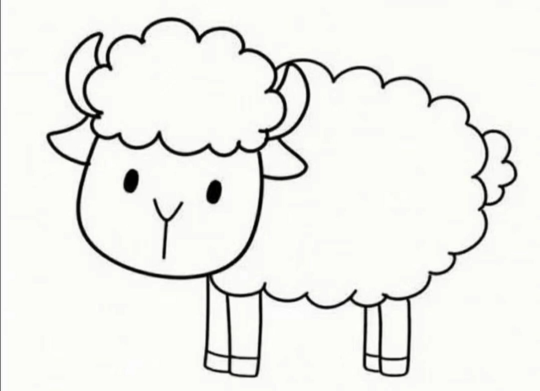 幼儿园小班动物涂色简笔画 动物简笔画