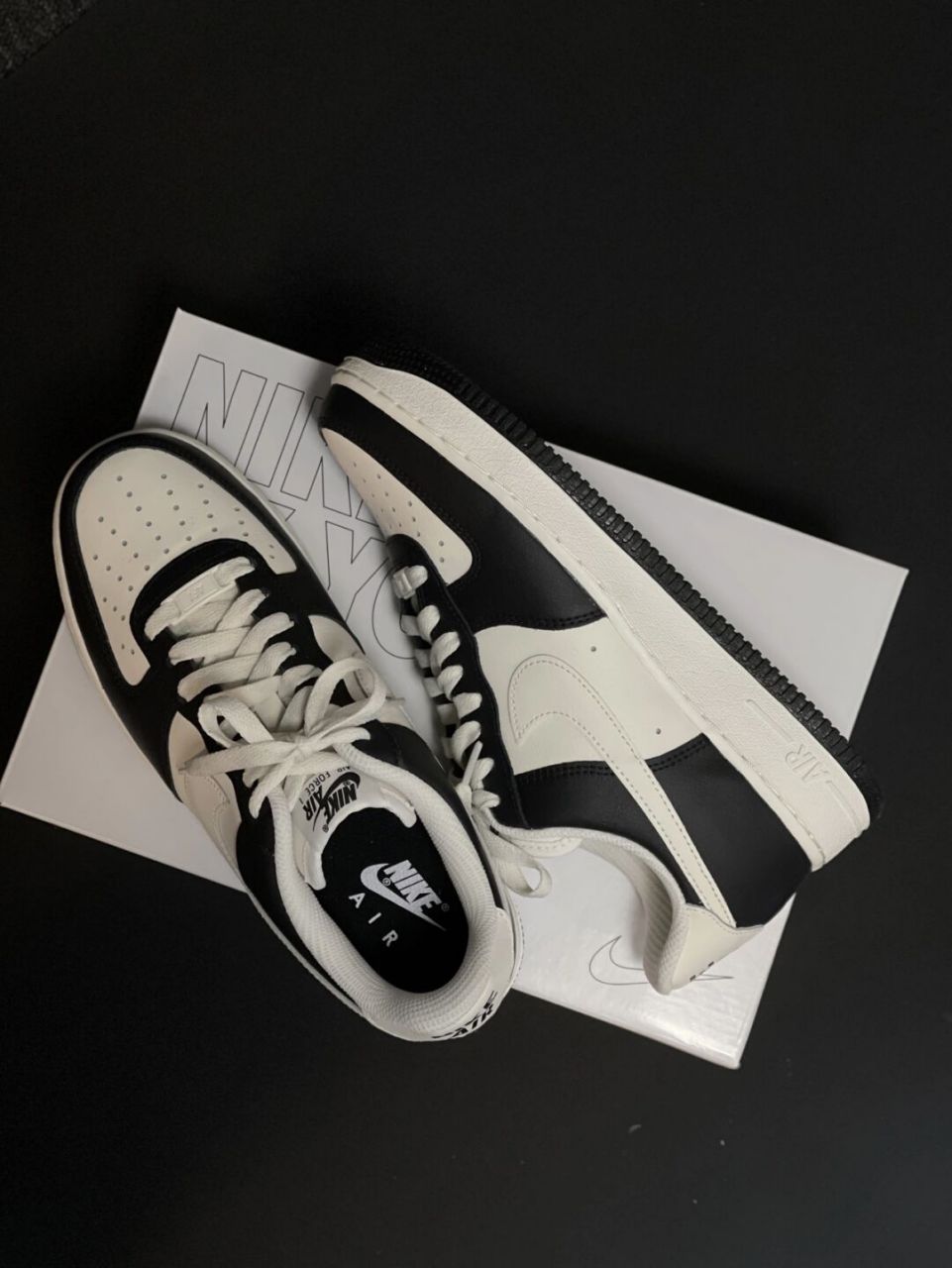 nike by you 熊猫色定制|附定制教程 7415迟来的nike定制分享