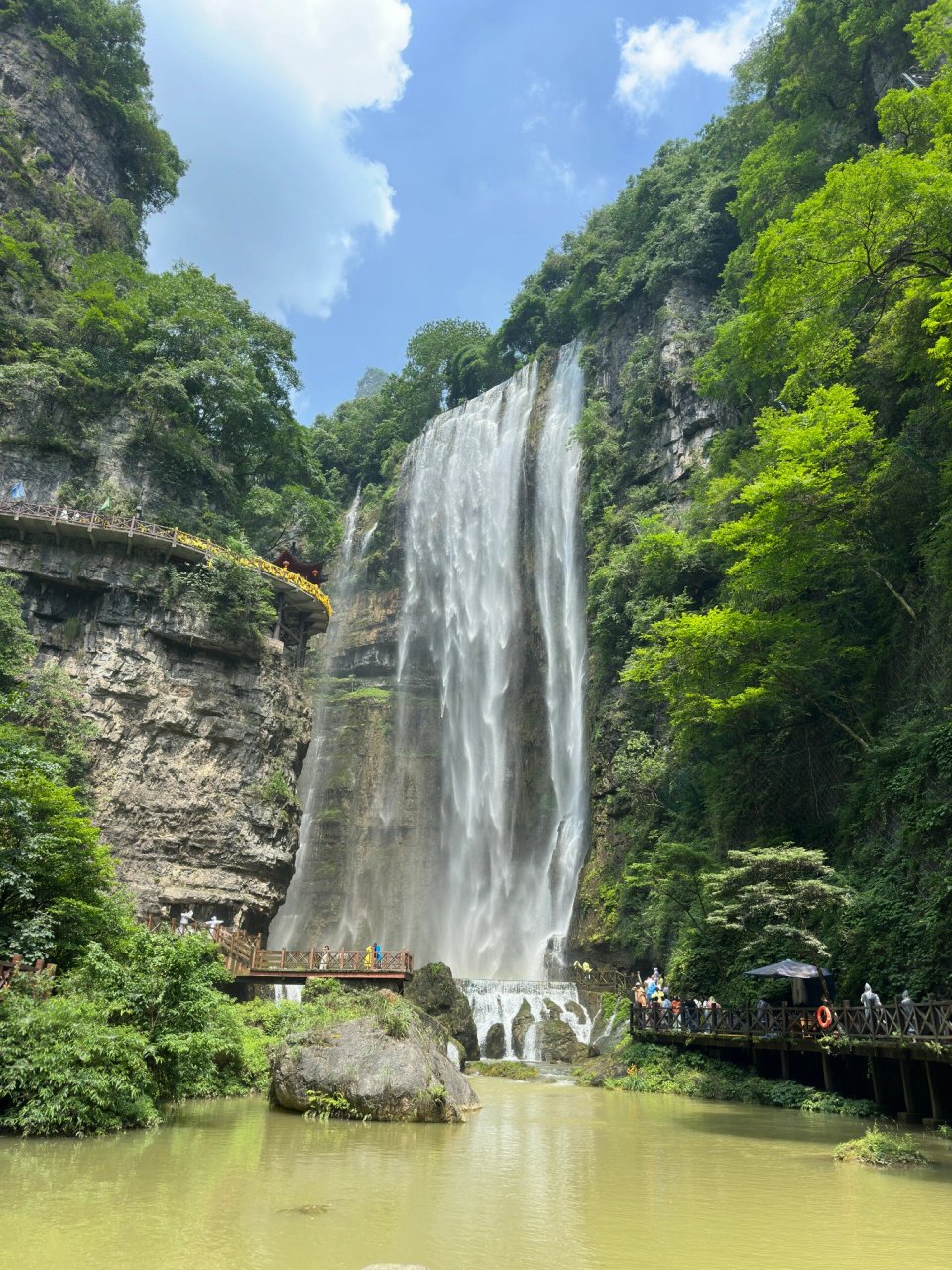 湖北宜昌|三峡大瀑布|太适合夏天去了7515 大瀑布里面真的太凉快
