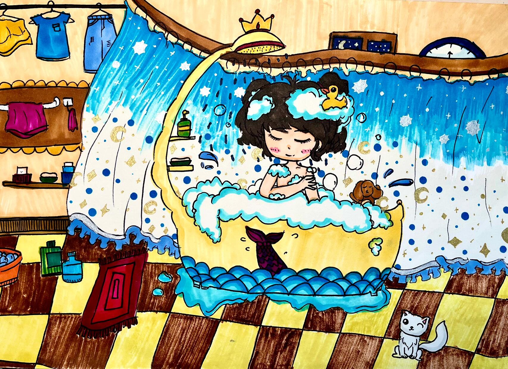 《淋浴》