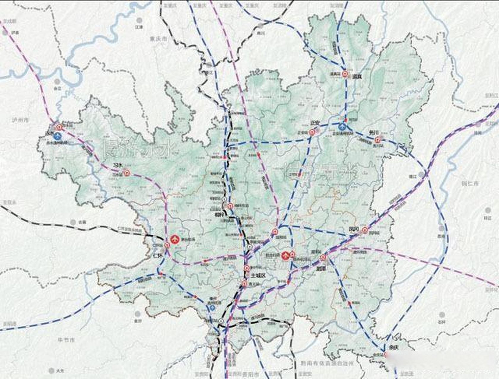 遵义市十四五交通运输(高铁,高速,机场等)规划贵州头条遵义头条遵义