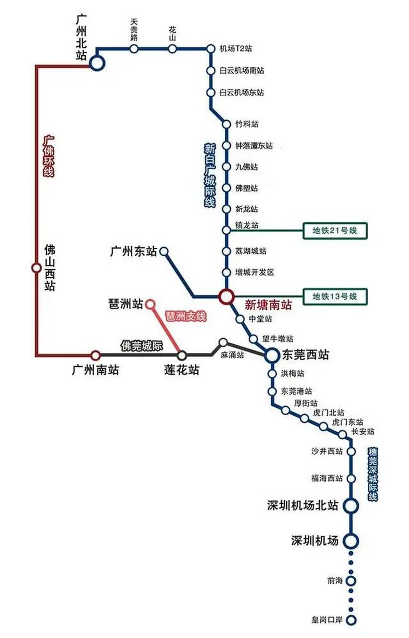 广华快速通道路线图图片