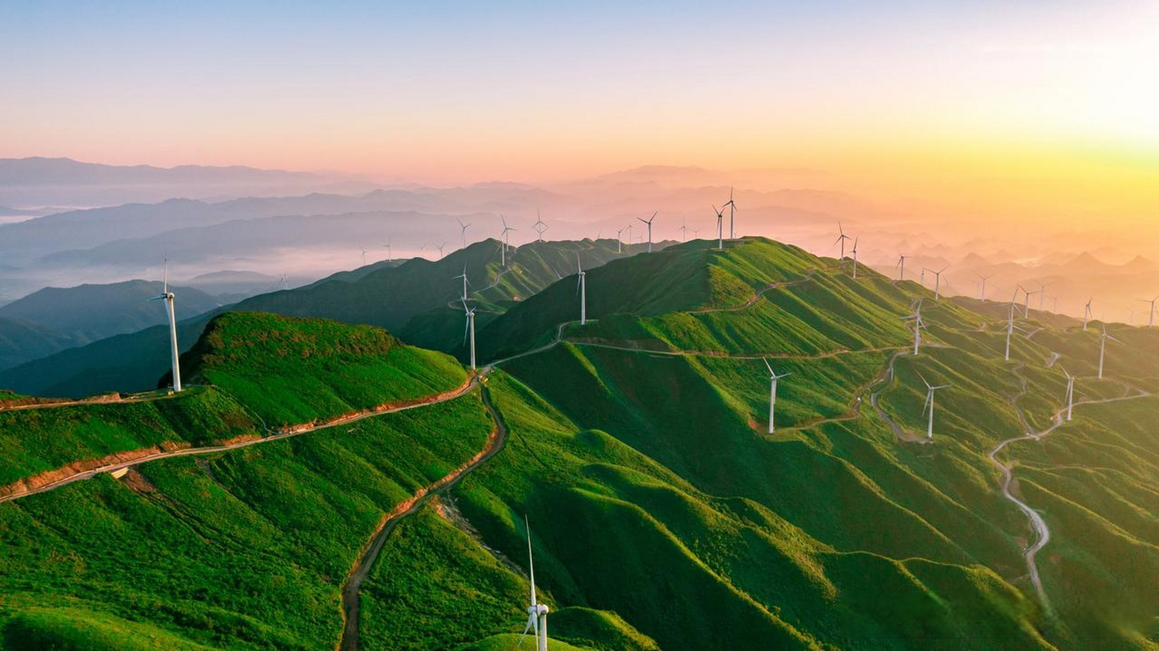 桂林兴安摩天岭日出太美了  秀甲天下无敌