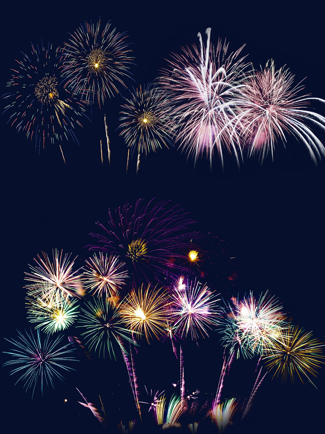 97今天给大家带来一组05绚丽烟花璀璨烟火彩色礼花节日焰火元素